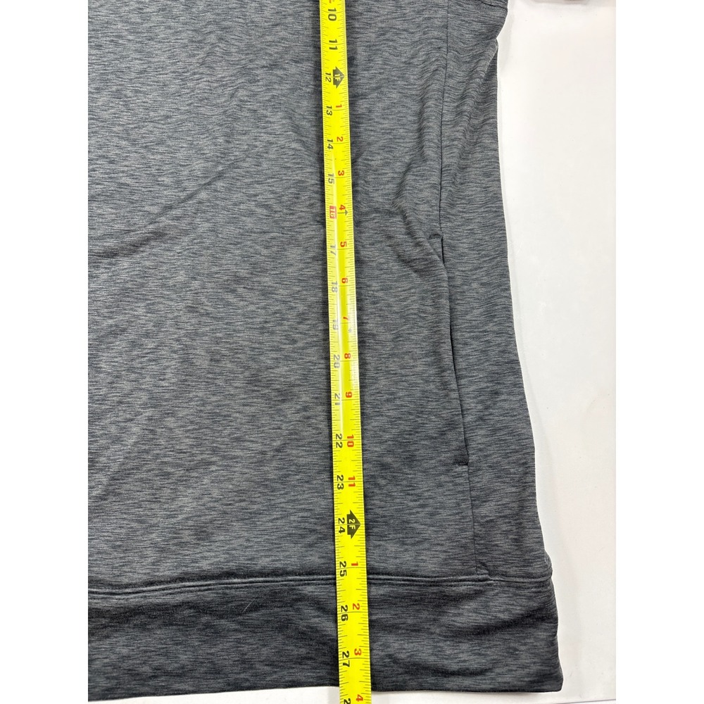 VRST Performance Hoodie Gray Space Dye Lightweight Athletic Shirt Mens L - Picture 6 of 9